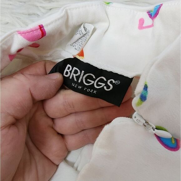 Briggs New York capri pants sunglasses summer beach vacation women's size 8 - Picture 4 of 7